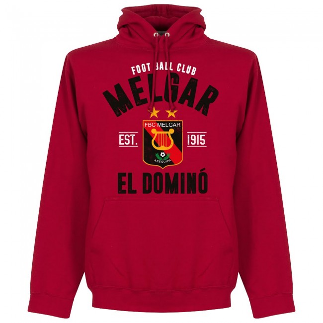 Melgar Established Hoodie - Red - Terrace Gear