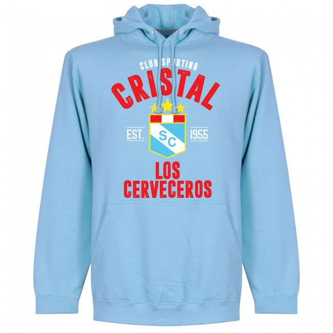 Sporting Cristal Established Hoodie - Sky - Terrace Gear