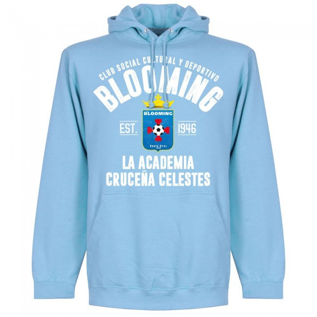 Deportivo Blooming Established Hoodie - Sky - Terrace Gear