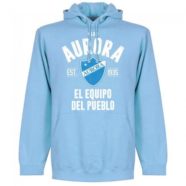 Club Aurora Established Hoodie - Sky - Terrace Gear