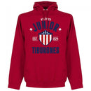 Junior Established Hoodie - Red - Terrace Gear