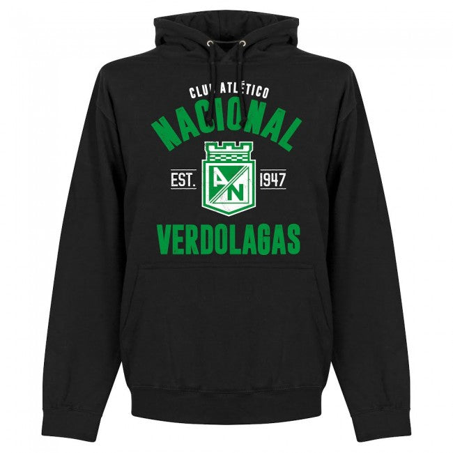 Atletico Nacional Established Hoodie - Black - Terrace Gear