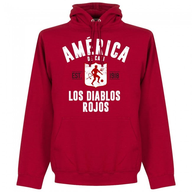 America de Cali Established Hoodie - Red - Terrace Gear