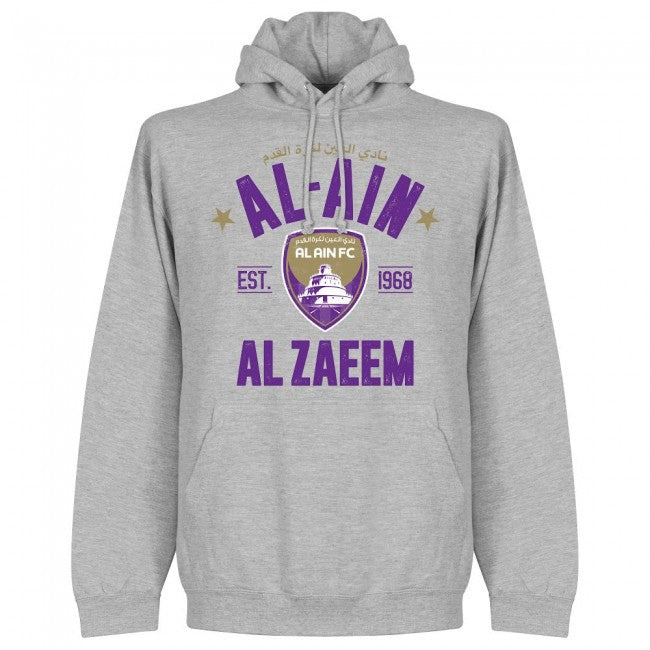 Al-Ain Established Hoodie - Grey - Terrace Gear