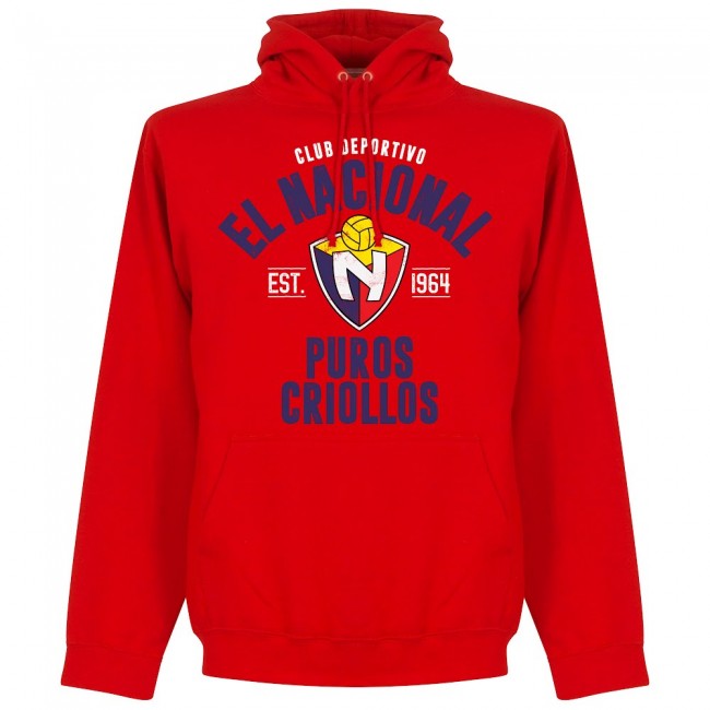 El Nacional Established Hoodie - Red - Terrace Gear