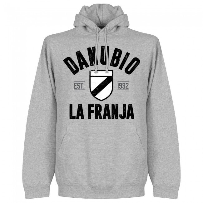Danubio Established Hoodie - Grey - Terrace Gear