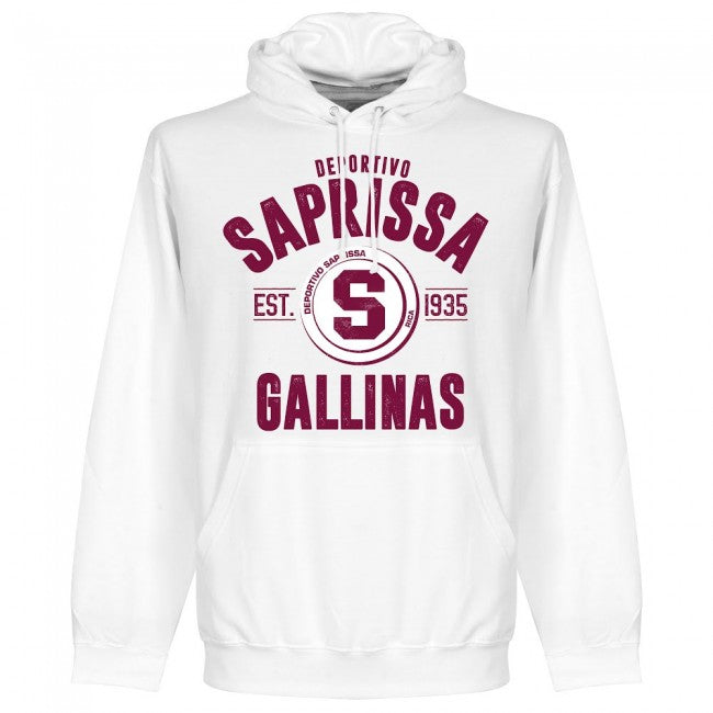 Deportivo Saprissa Established Hoodie - White - Terrace Gear
