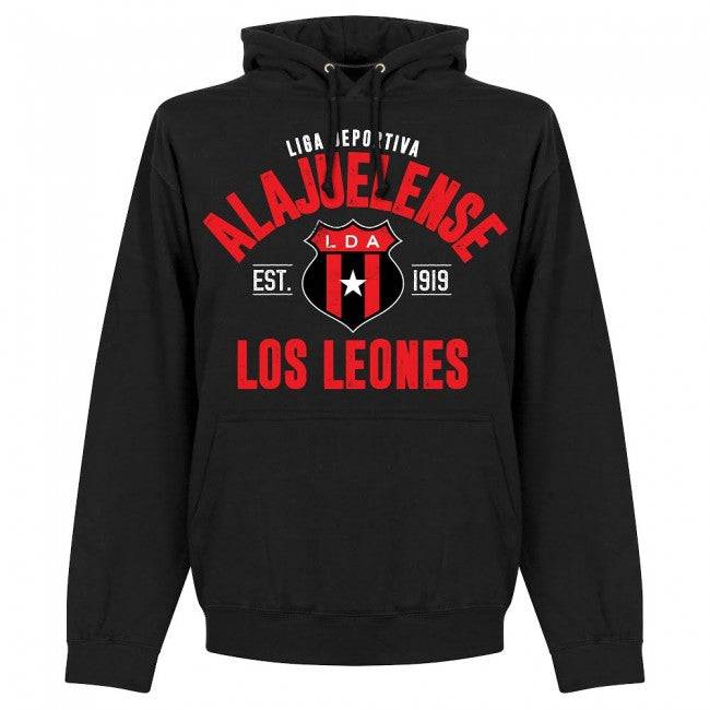 LD Alajuelense Established Hoodie - Black - Terrace Gear