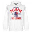 CD Olimpia Established Hoodie - White - Terrace Gear