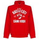 Dinamo Bucharest Established Hoodie - Red - Terrace Gear
