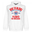 HSK Zrinjski Established Hoodie - White - Terrace Gear