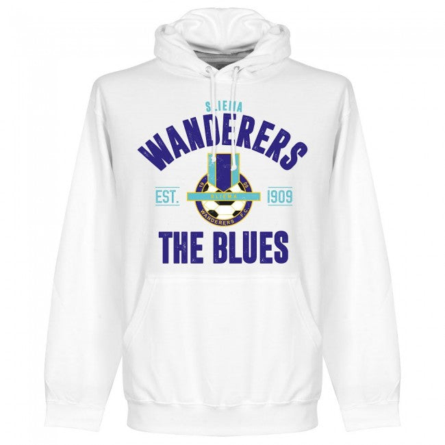 Sliema Wanderers Established Hoodie - White - Terrace Gear