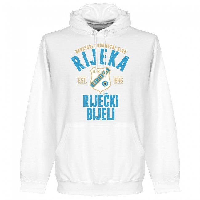 Rijeka Established Hoodie - White - Terrace Gear