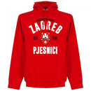 NK Zagreb Established Hoodie - Red - Terrace Gear