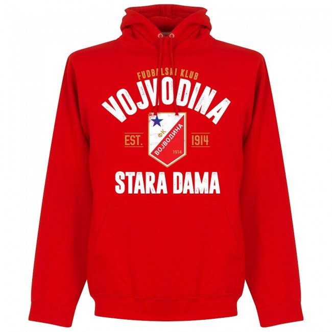 Vojvodina Established Hoodie - Red - Terrace Gear
