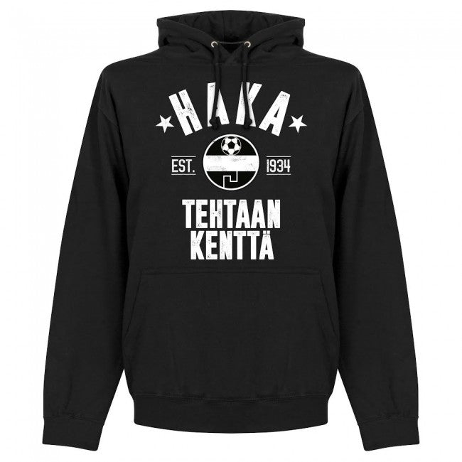 Haka Established Hoodie - Black - Terrace Gear