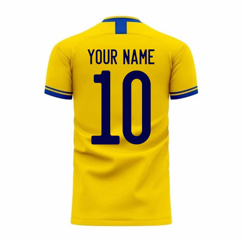 Sweden 2020-2021 Home Concept Football Kit (Libero) (Your Name)
