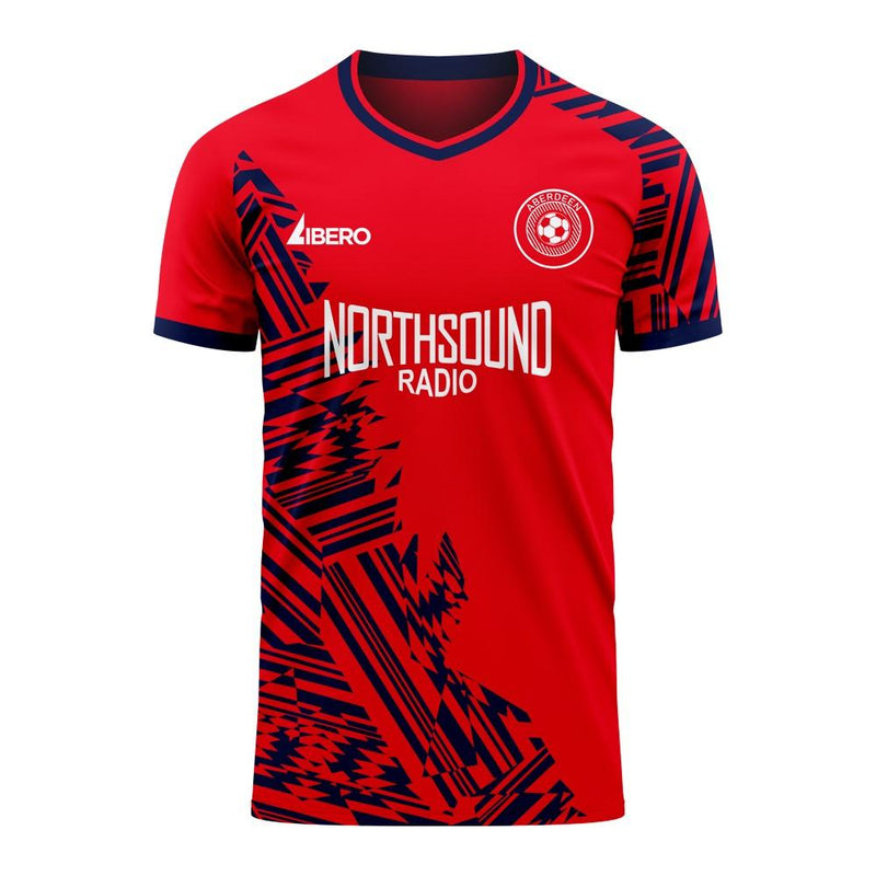 Aberdeen 2020-2021 Home Concept Football Kit (Libero) - Kids (Long Sleeve)