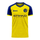 Al-Nassr 2022-2023 Home Concept Football Kit (Libero) - Kids (Long Sleeve) (Your Name)