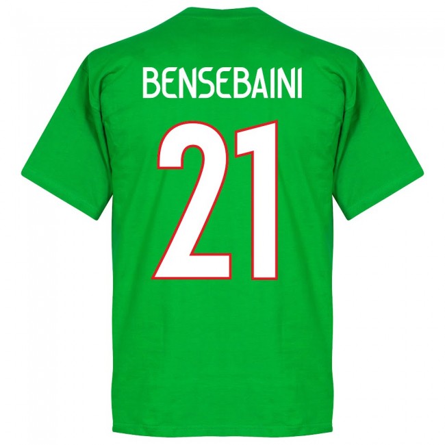 Algeria Bensebaini 21 Team T-shirt - Green