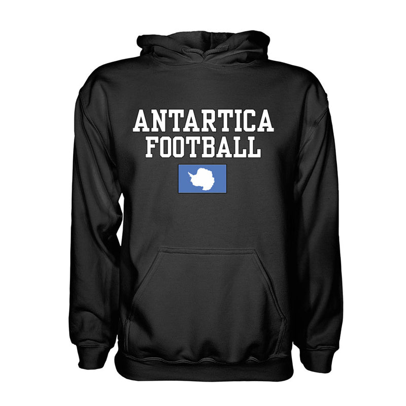 Antartica Football Hoodie - Black