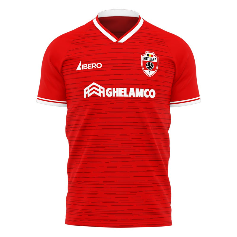 Antwerp 2022-2023 Home Concept Football Kit (Libero)