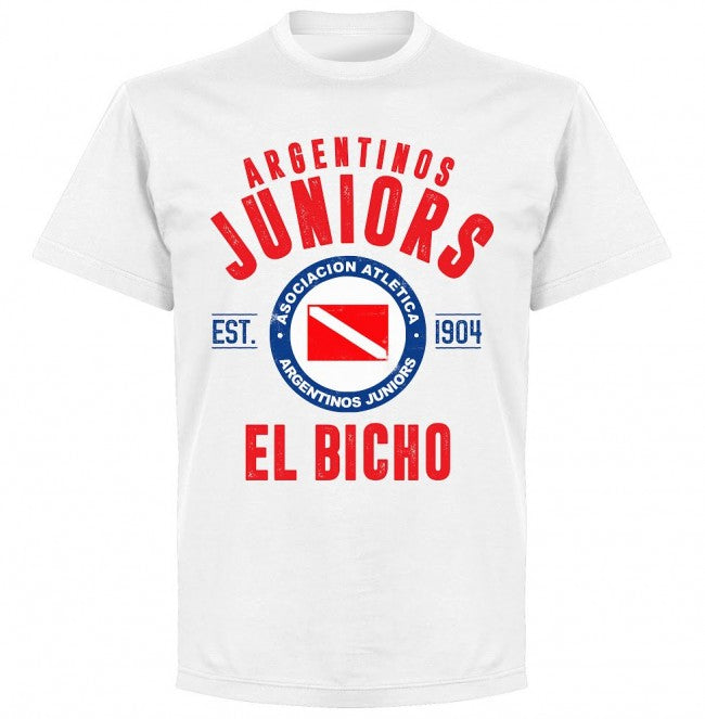 Argentinos Juniors Established T-Shirt - White - Terrace Gear