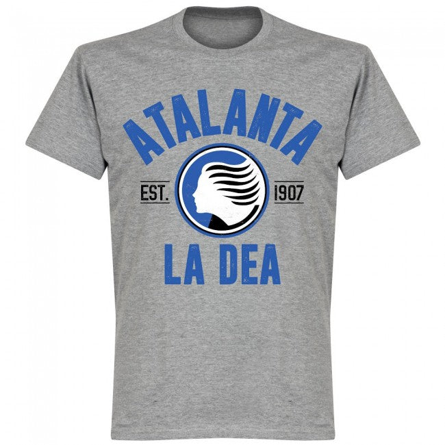 Atalanta Established T-Shirt - Grey - Terrace Gear