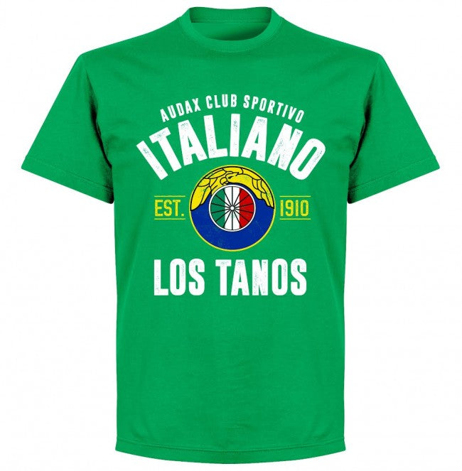 Audax Italiano Established T-Shirt - Green - Terrace Gear