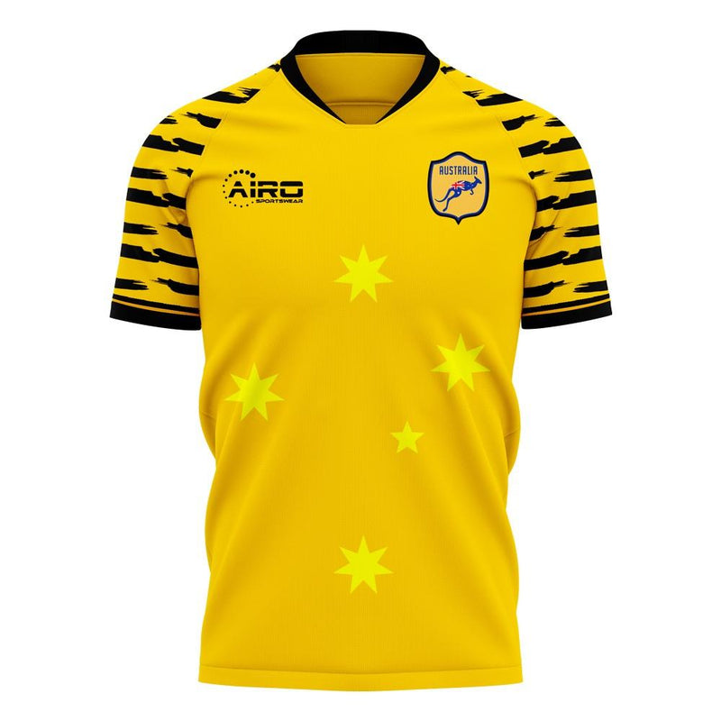 Australia 2020-2021 Home Concept Football Kit (Libero) - Adult Long Sleeve