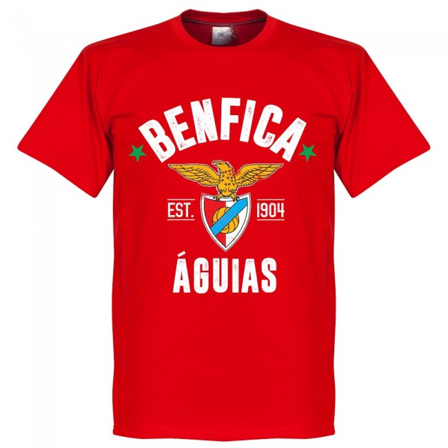 Benfica Established T-Shirt - Red - Terrace Gear
