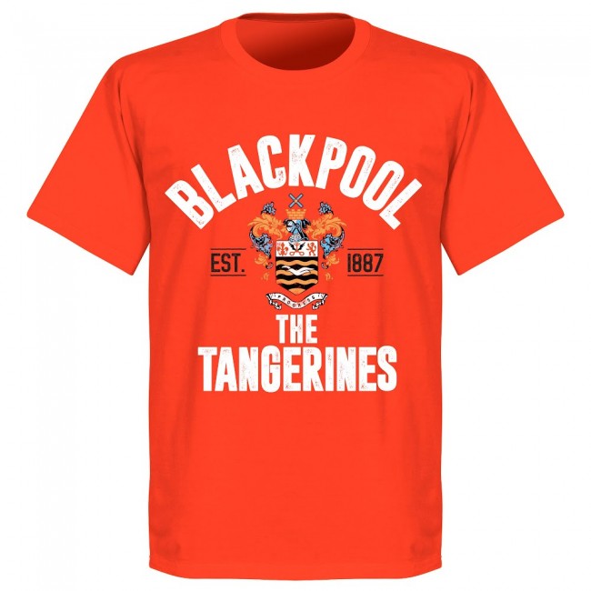 Blackpool Established T-Shirt - Orange