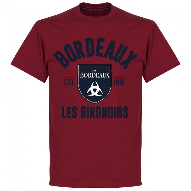Bordeaux Established T-Shirt - Chilli Red - Terrace Gear