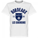 Bordeaux Established T-shirt - White - Terrace Gear