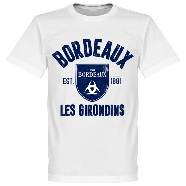 Bordeaux Established T-shirt - White - Terrace Gear