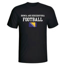 Bosnia and Herzegovinia Football T-Shirt - Black