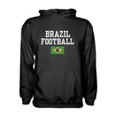 Brazil Football Hoodie - Black