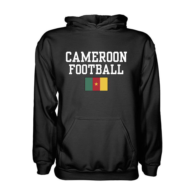 Cameroon Football Hoodie - Black