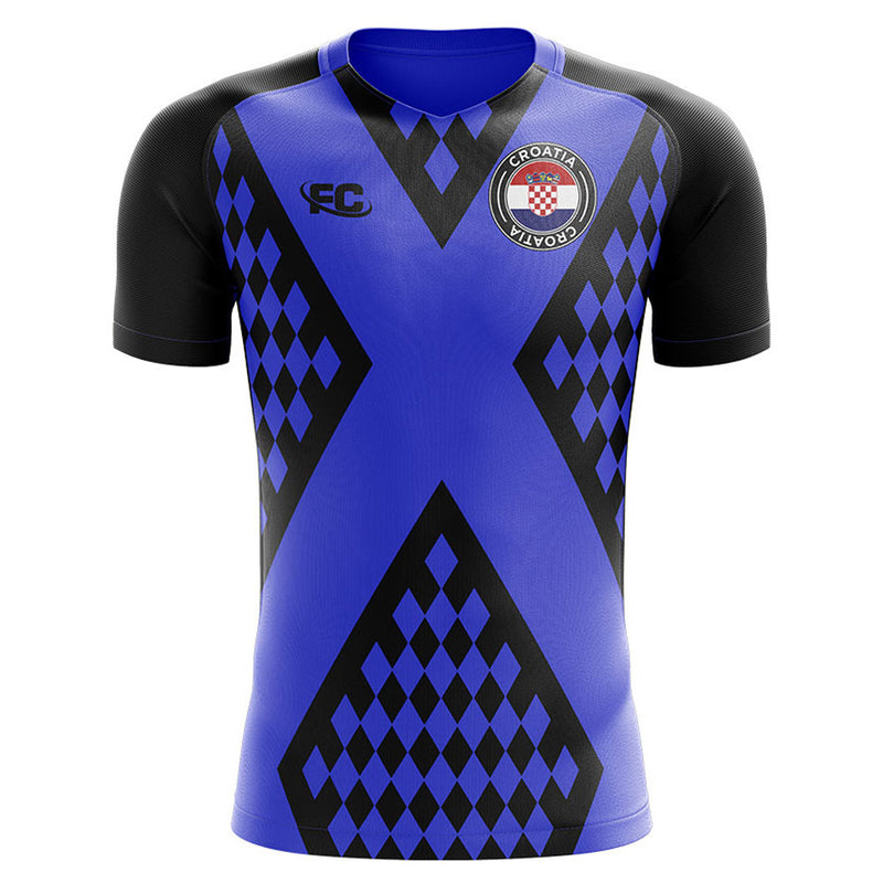 Croatia 2020-2021 Away Concept Football Kit - Terrace Gear