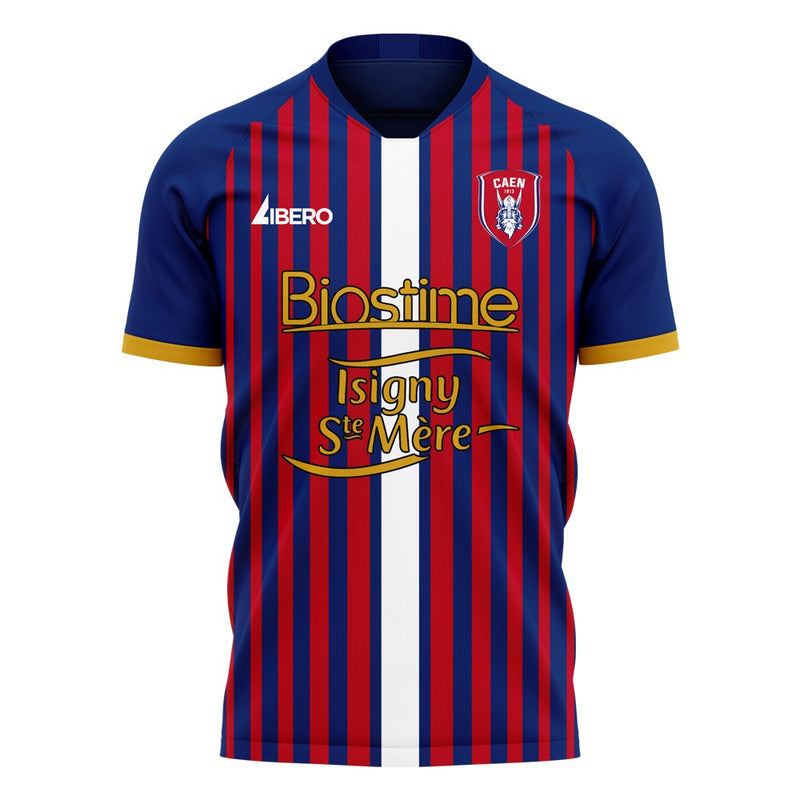 Caen 2020-2021 Home Concept Football Kit (Libero) - Terrace Gear