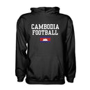 Cambodia Football Hoodie - Black