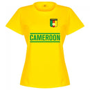 Cameroon Team Womens T-Shirt - Yellow