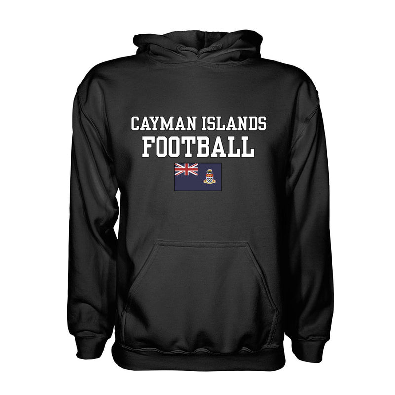 Cayman Islands Football Hoodie - Black