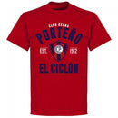 Cerro Porteno Established T-Shirt - Tango Red - Terrace Gear