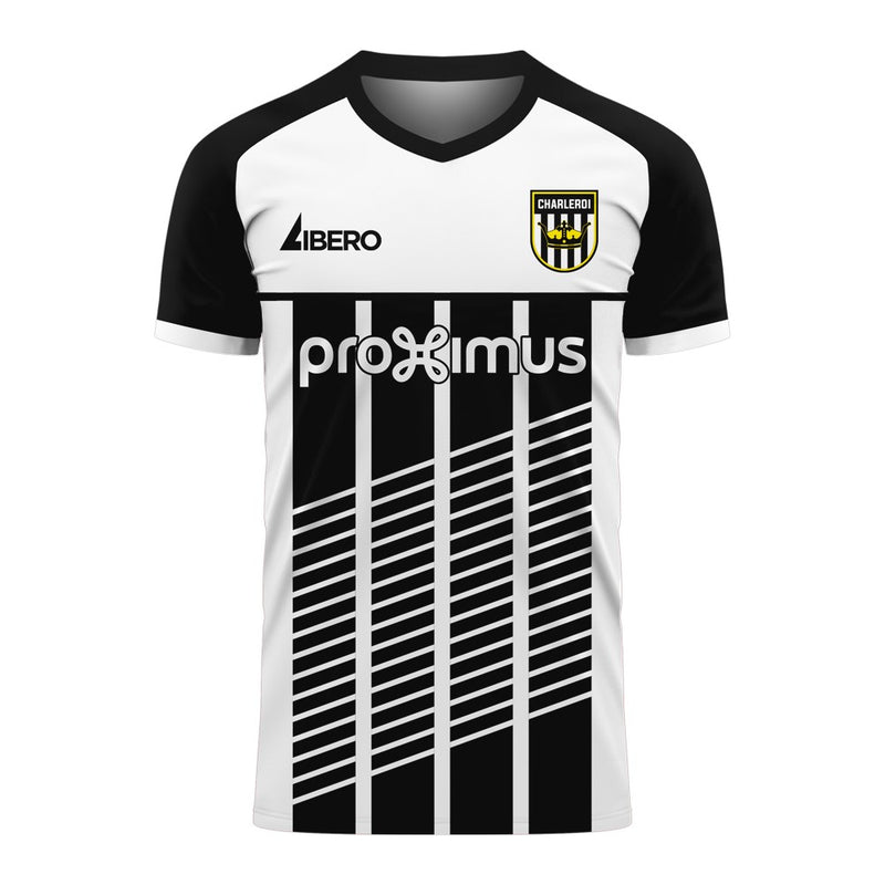 Charleroi 2022-2023 Home Concept Football Kit (Libero)