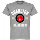 Charlton The Addicks Established T-Shirt - Grey