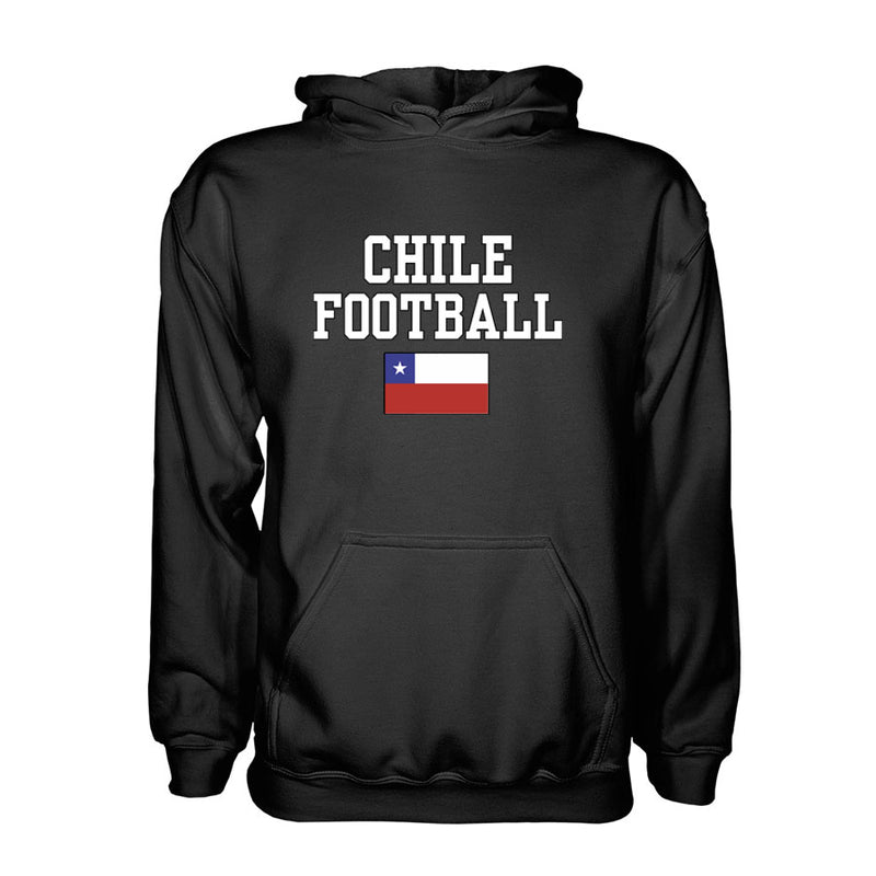 Chile Football Hoodie - Black