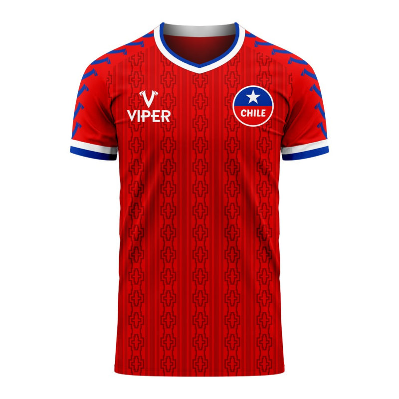 Chile 2022-2023 Home Concept Football Kit (Viper)
