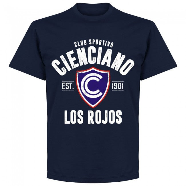 Cienciano Established T-Shirt - Navy - Terrace Gear