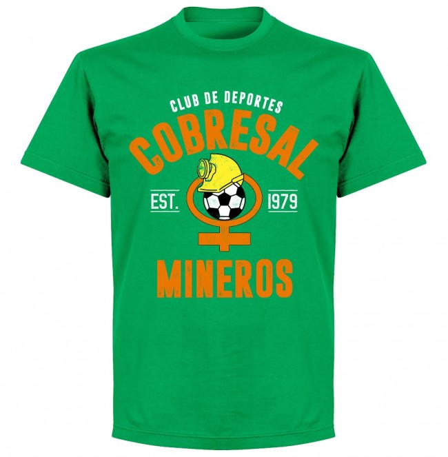 Cobresal Established T-Shirt - Green - Terrace Gear